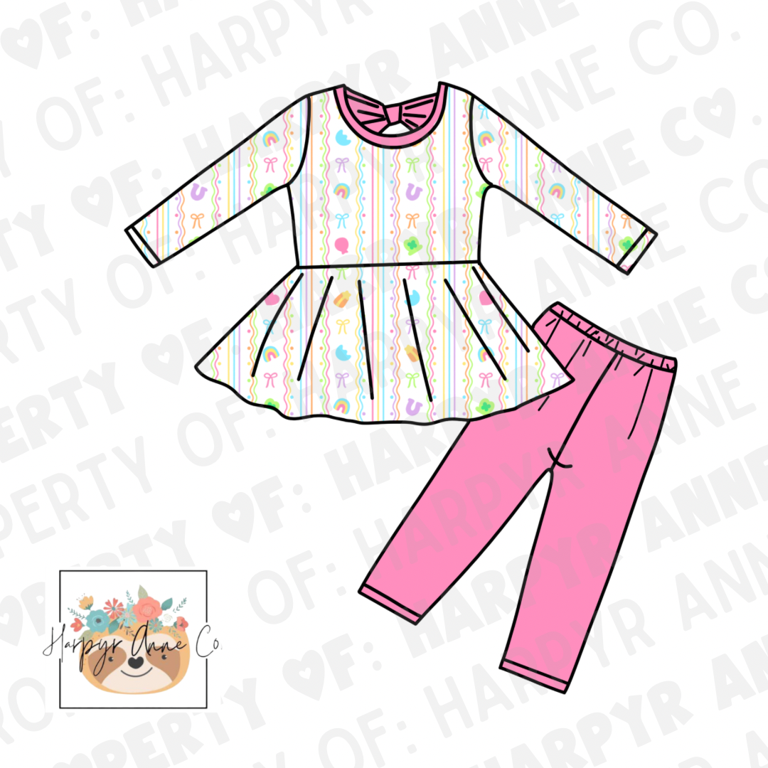 Charms Bow Back Patty’s Set