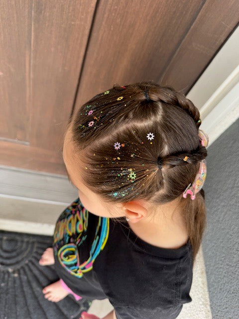 Spring is in Bloom Hair Glitter