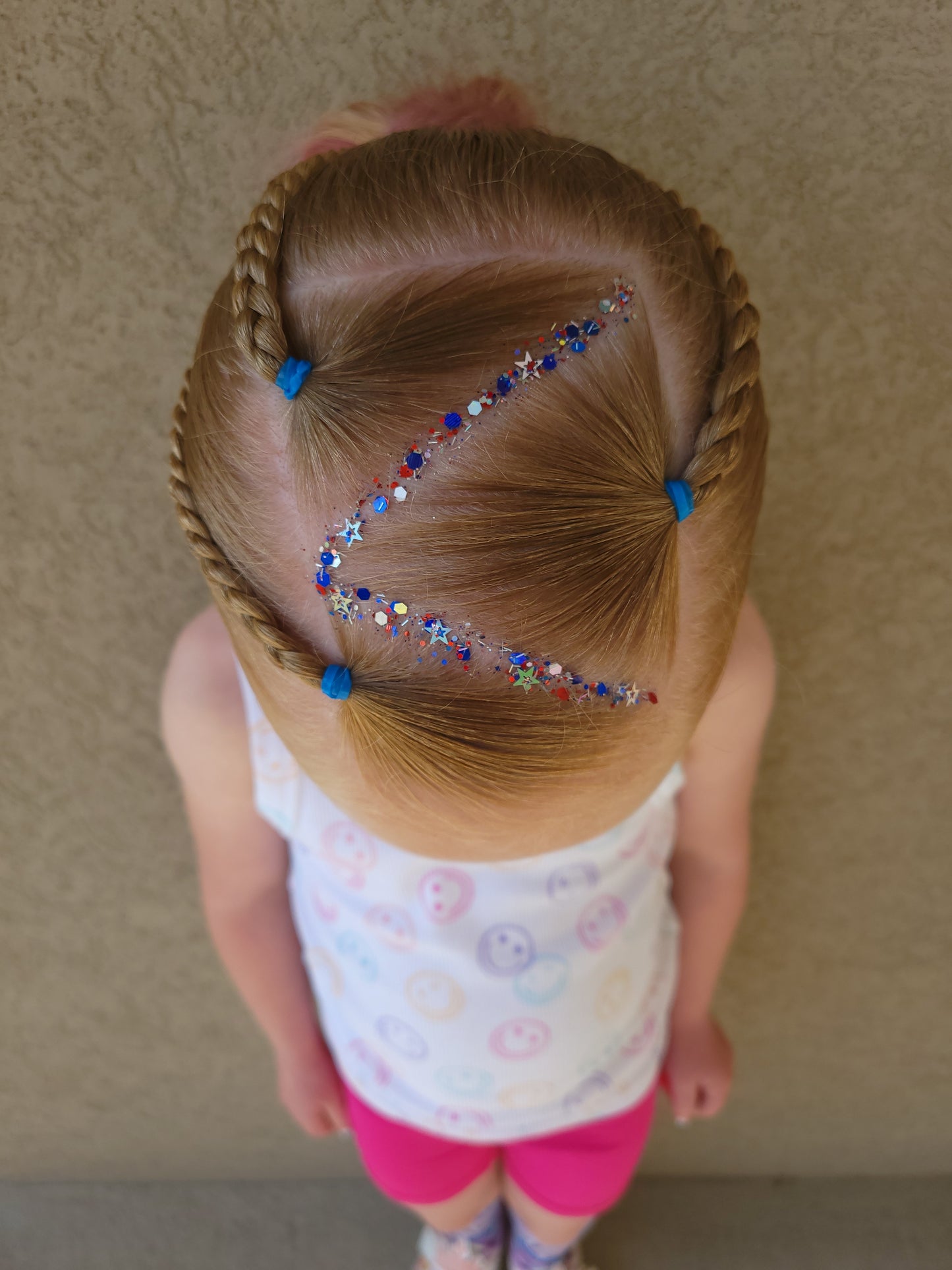 Star Spangled Banner Hair Glitter