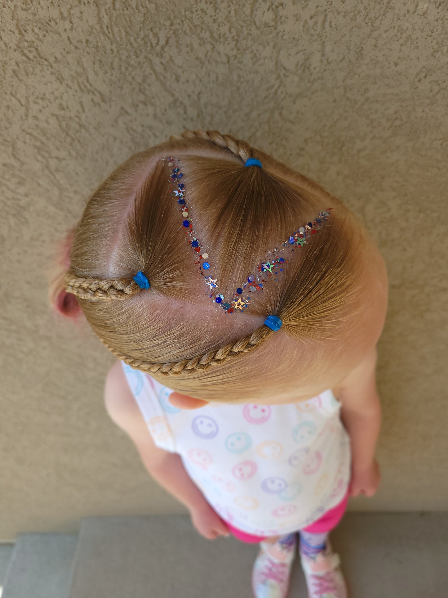 Star Spangled Banner Hair Glitter