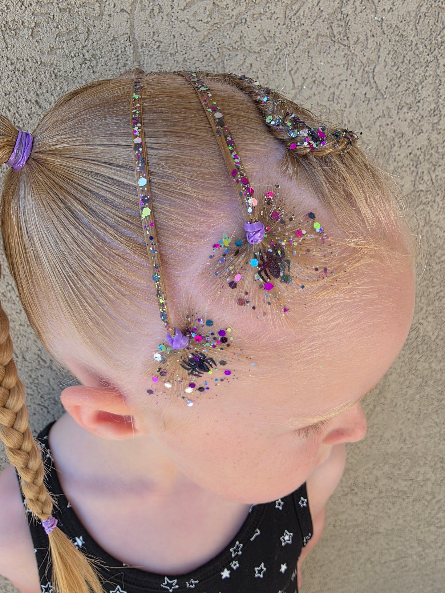 Stay Spooky Hair Glitter Stack