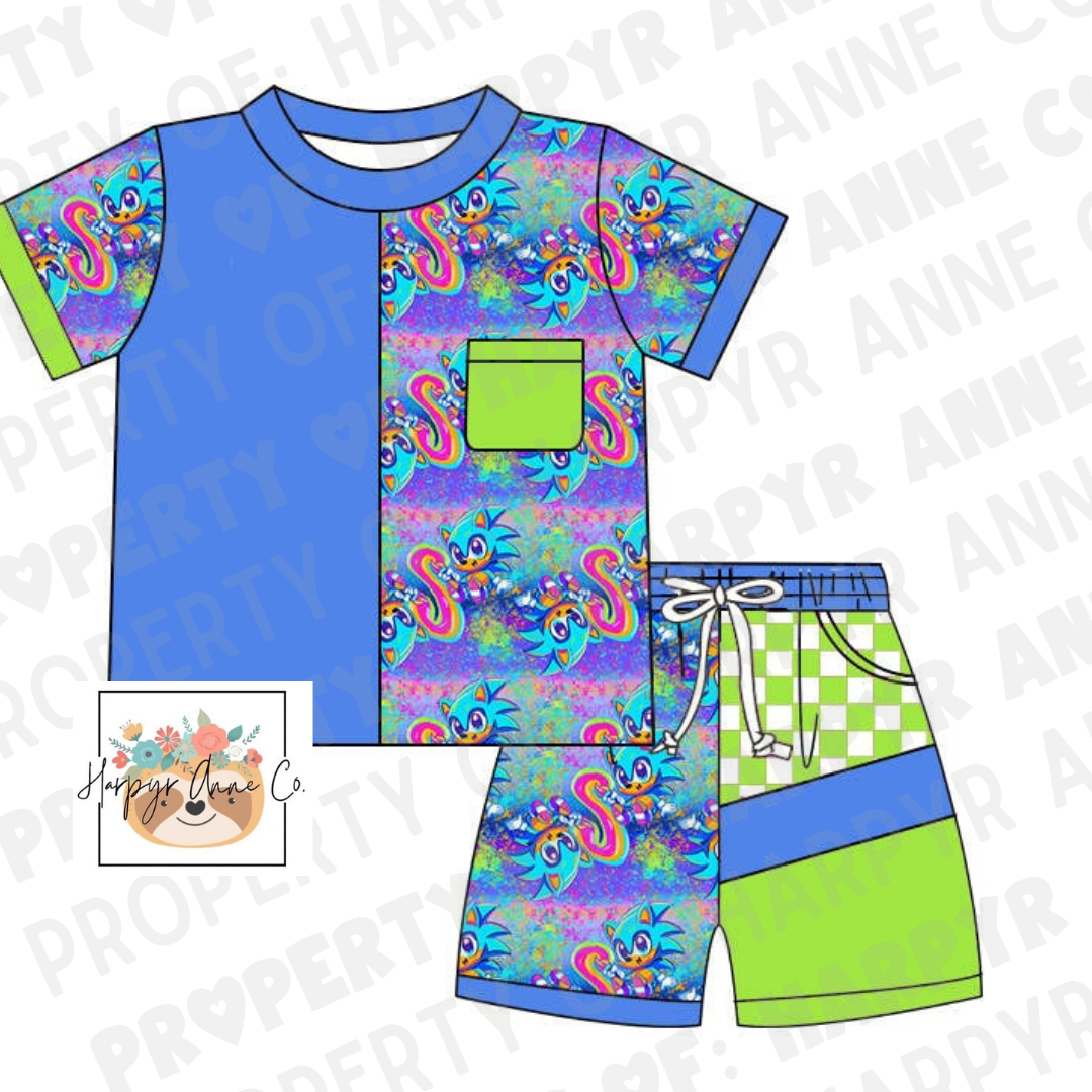 Neon Hedgehog Set