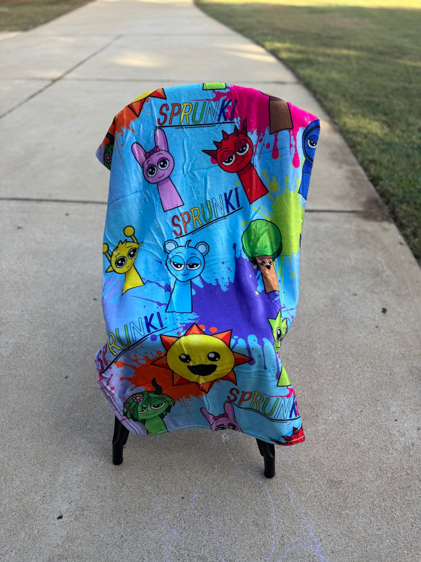Sprunki Kid Blanket