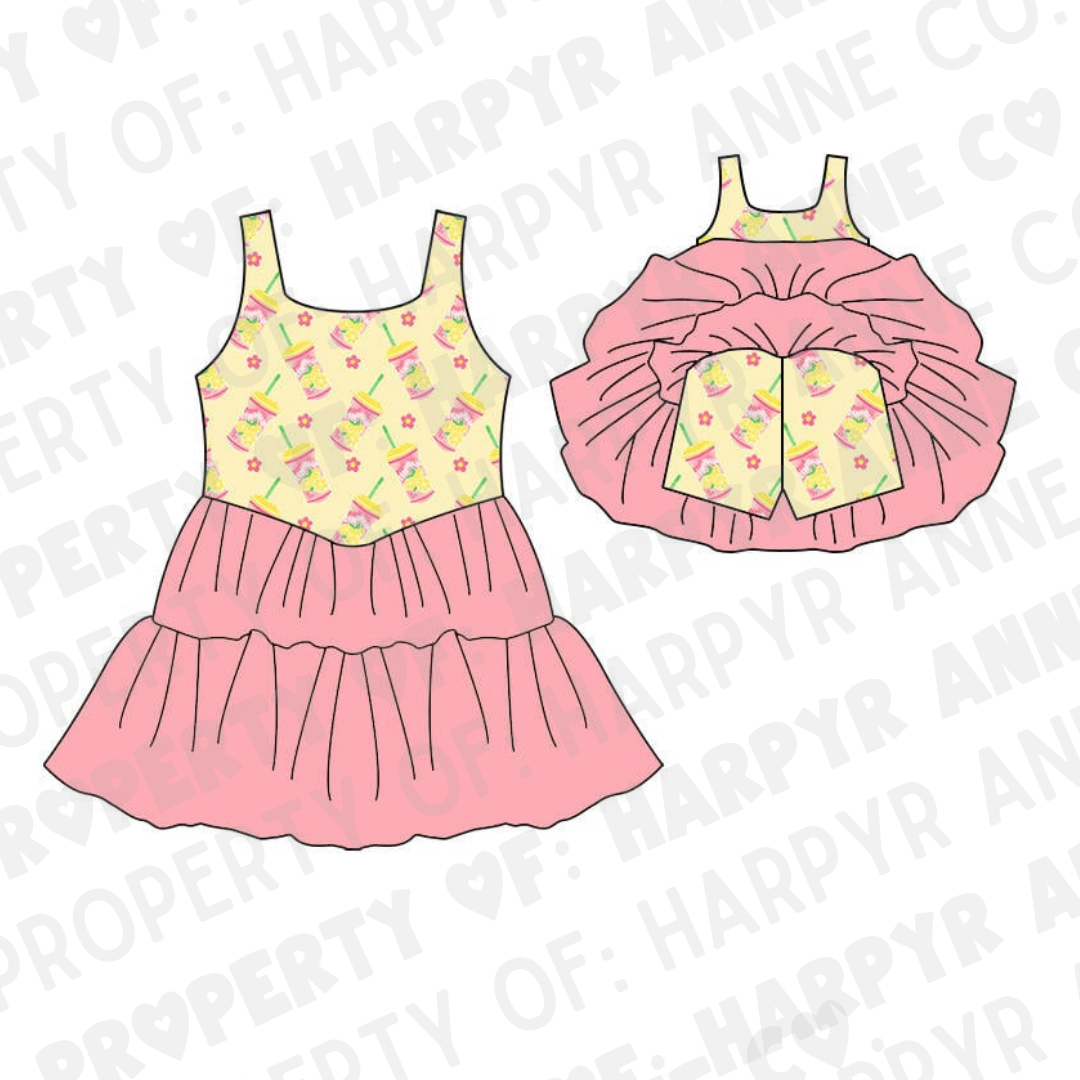 Lemonade Carnival Tulle Romper- size up