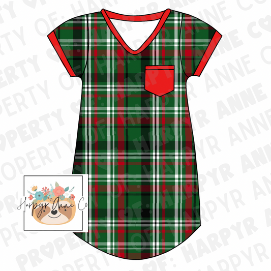 Plaid nightgown