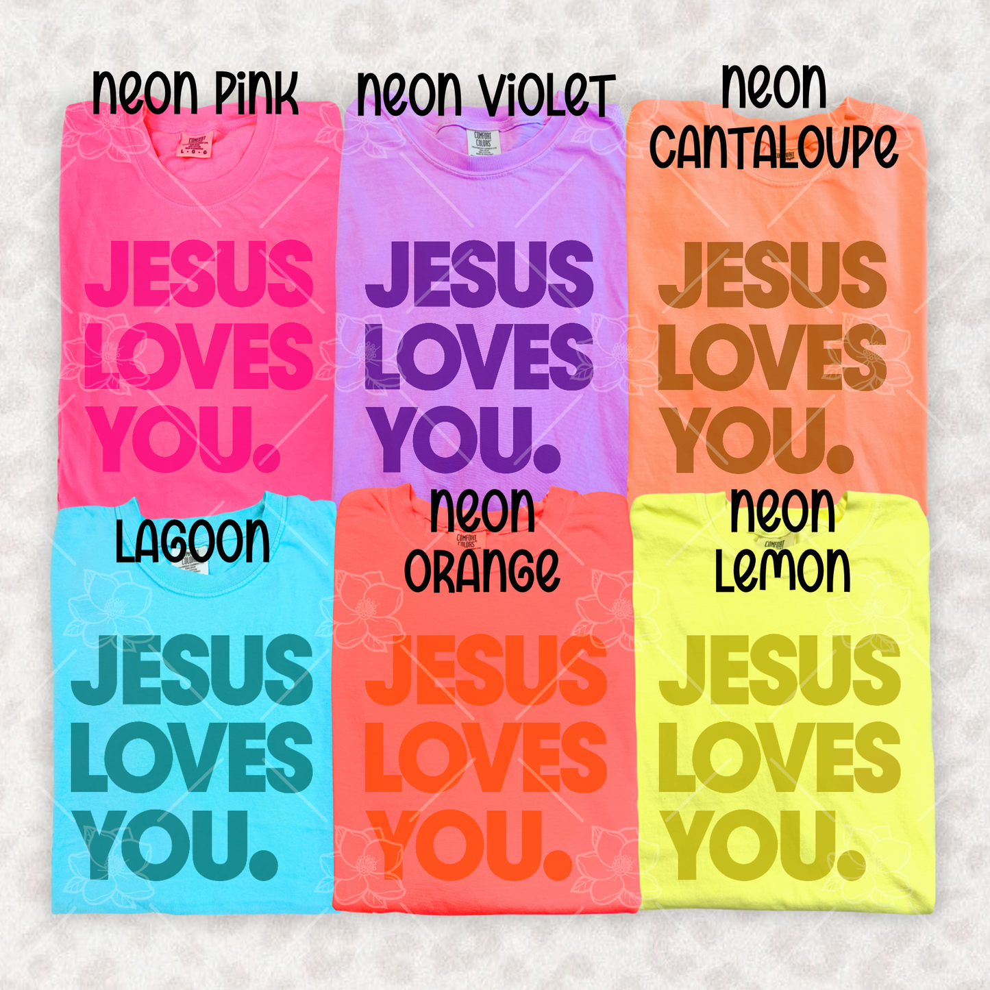 Jesus loves you- multiple styles
