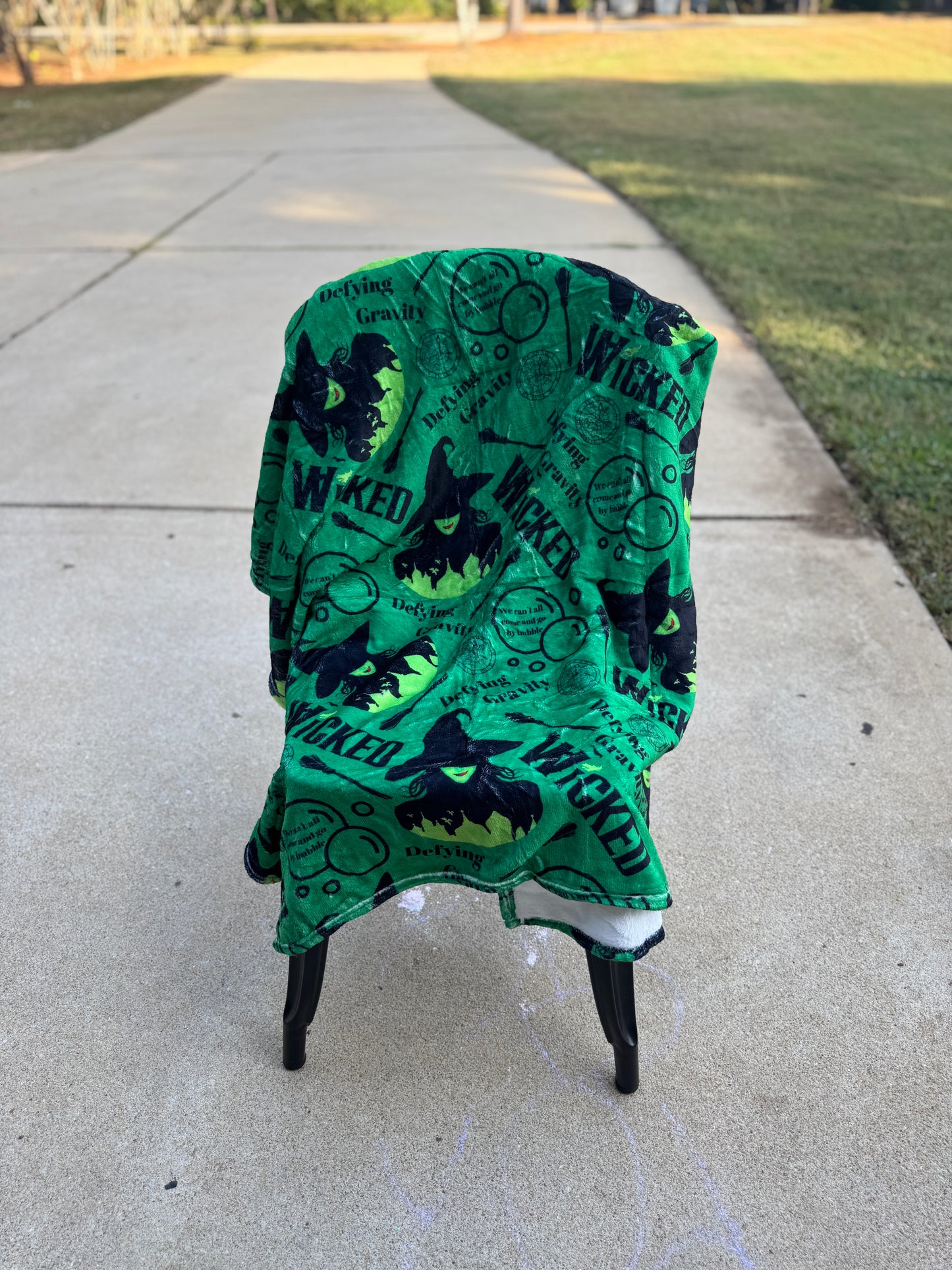 Green Witch Kid Blanket