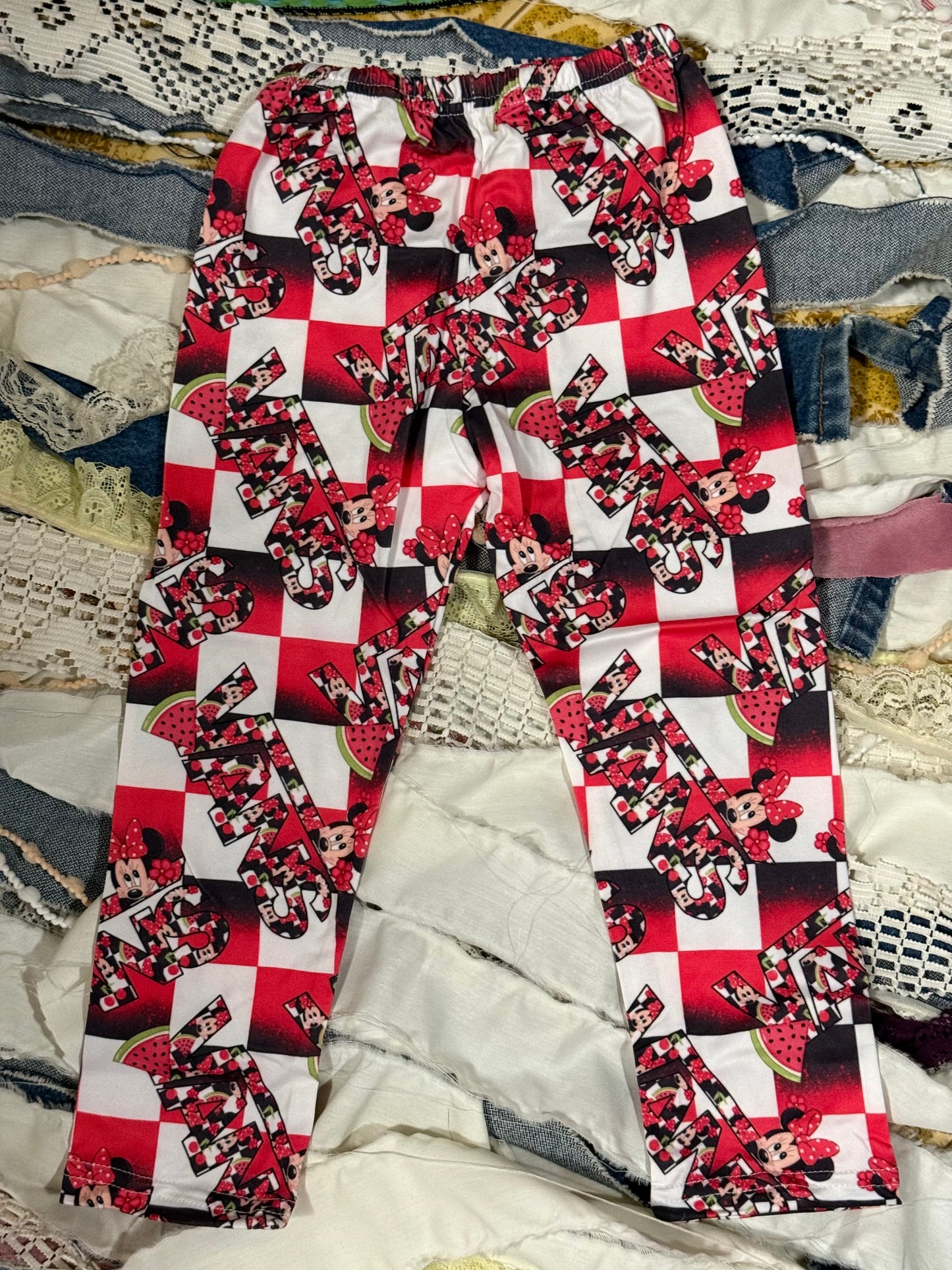 Watermelon Minnie Vans Legging