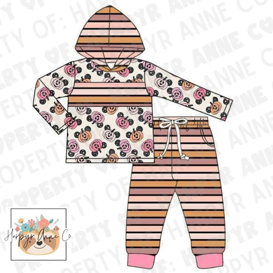 Girl Mouse Stripe Set