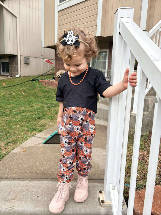 Black Cat Romper