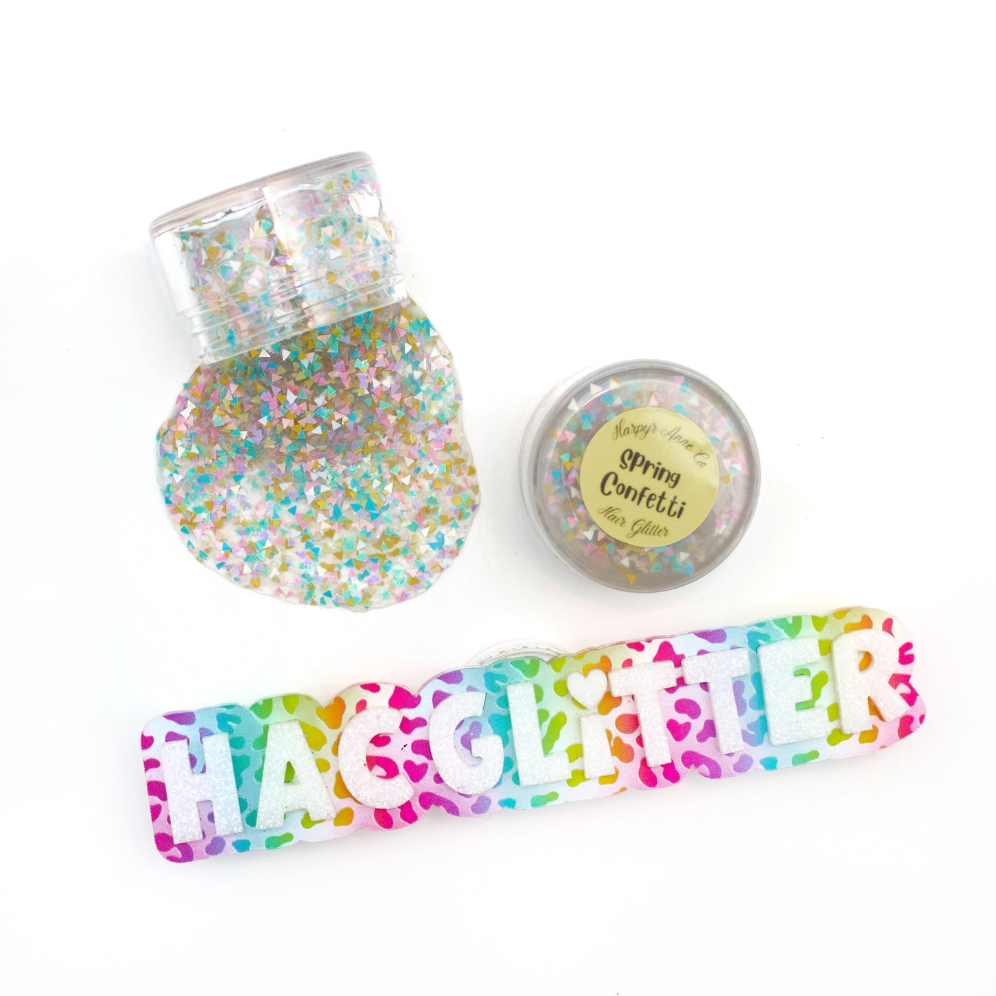 Spring Confetti Hair Glitter