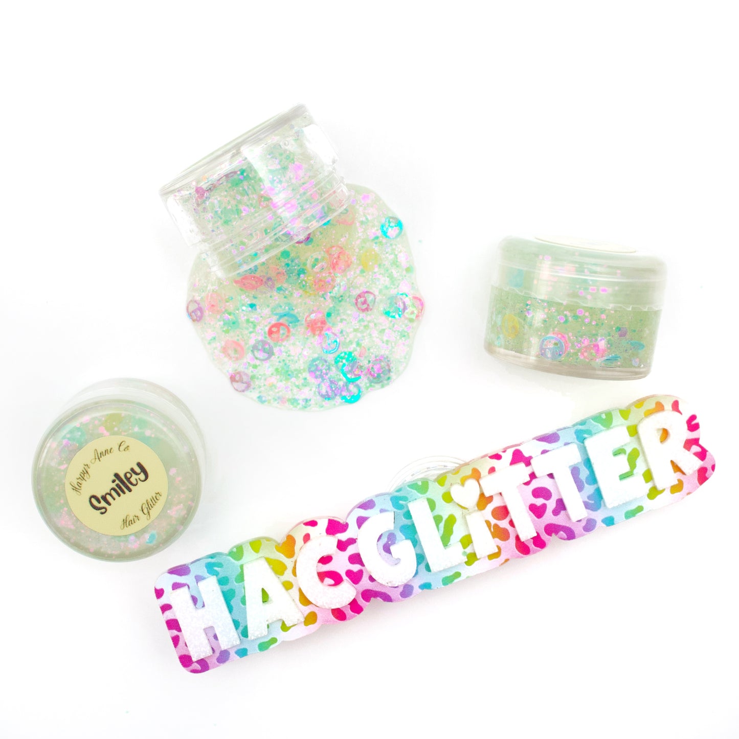 Smiley Hair Glitter