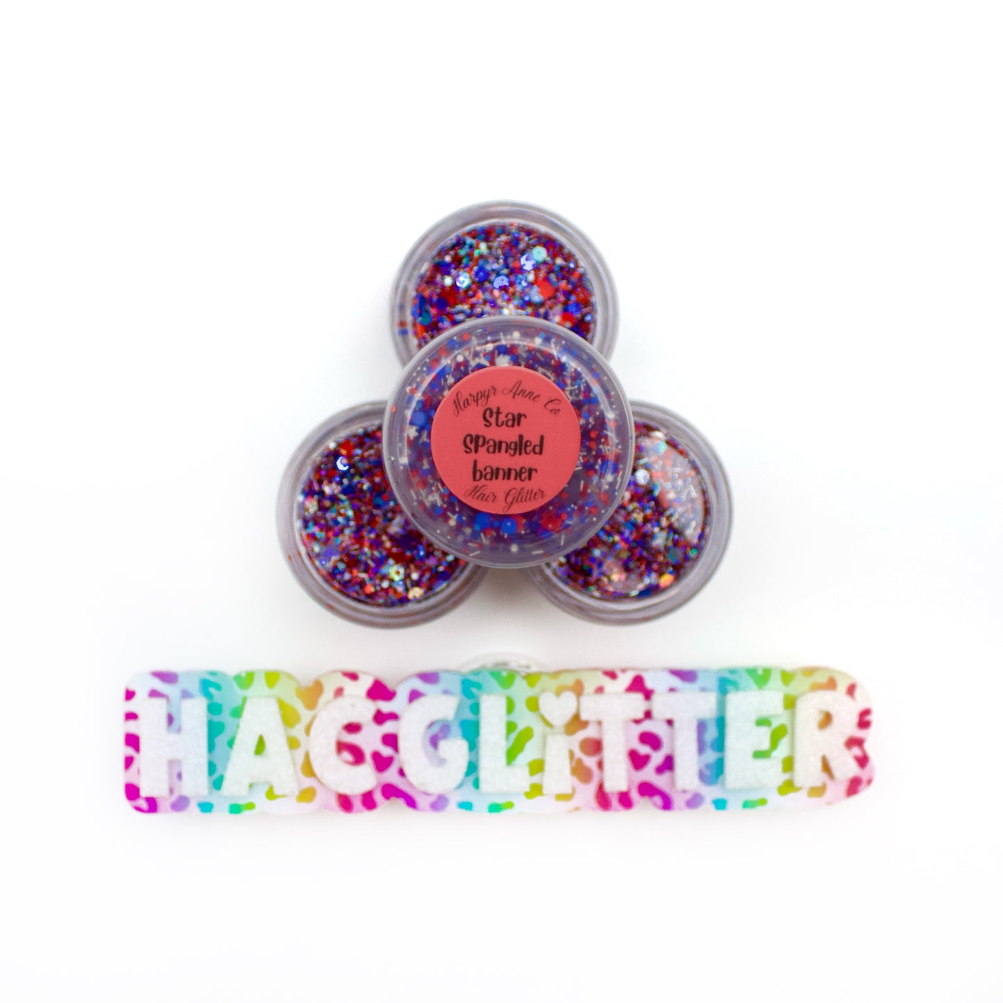 Star Spangled Banner Hair Glitter
