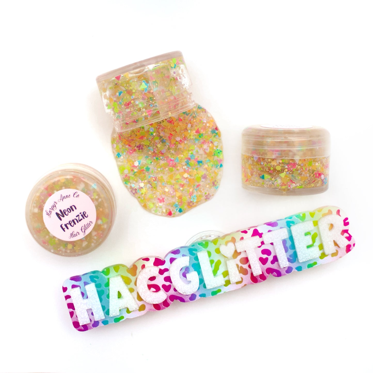 Neon Frenzie Hair Glitter