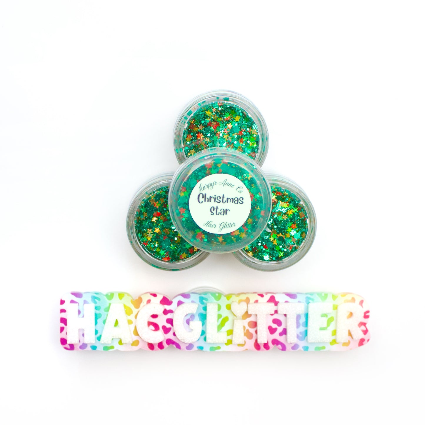 Christmas Star Hair Glitter