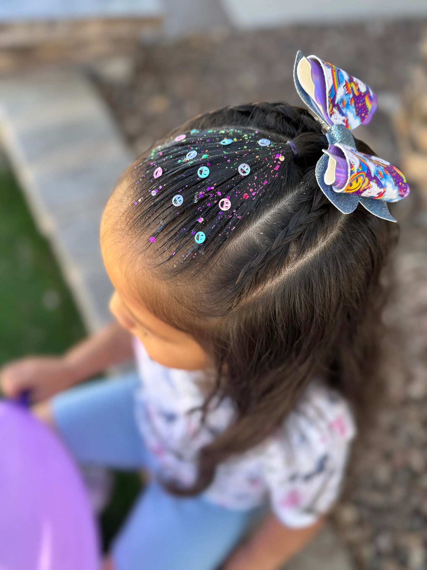 Smiley Hair Glitter