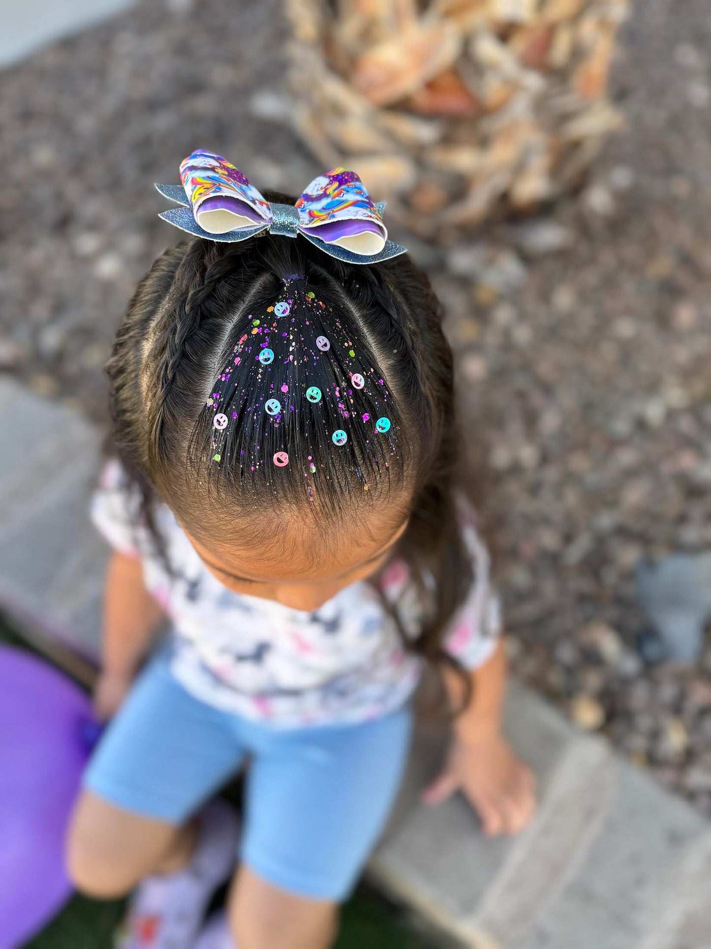 Smiley Hair Glitter