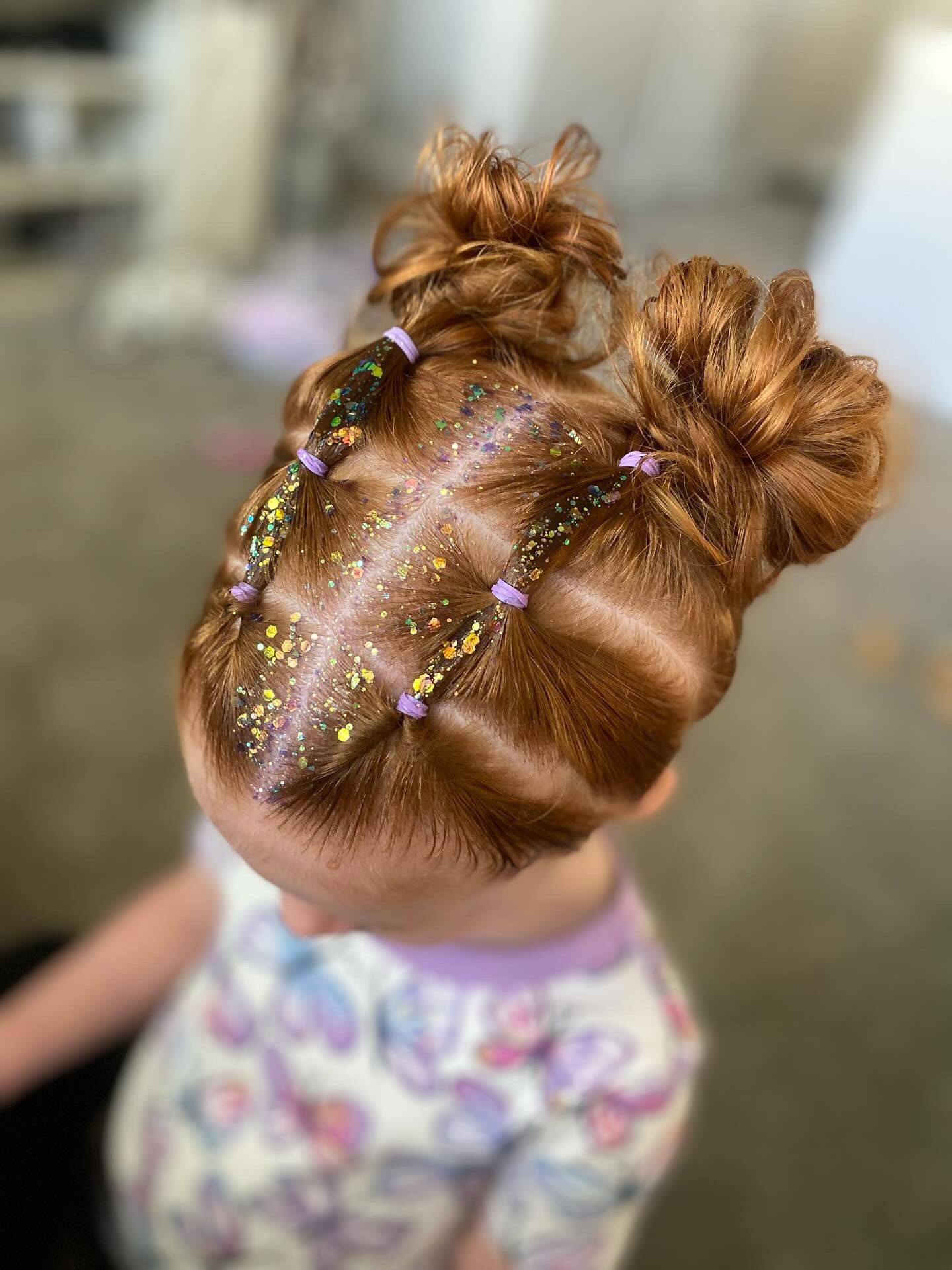 High Voltage Hair Glitter Stack