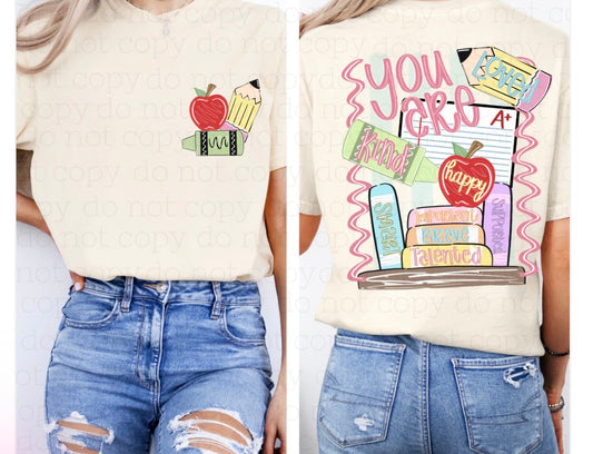Back To School Pocket Tee