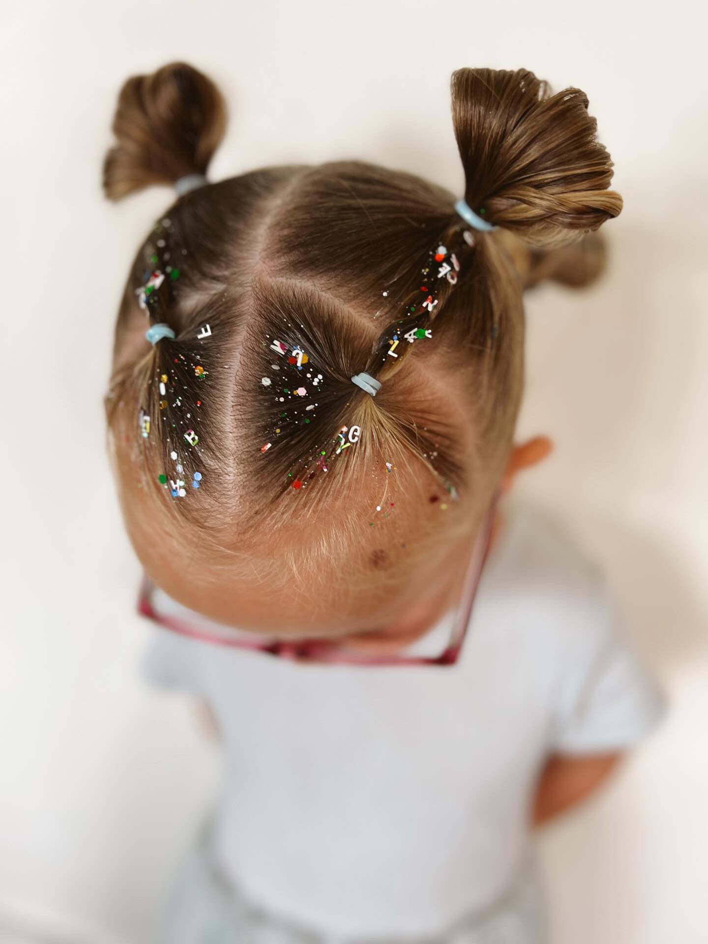 Alphabet Soup Hair Glitter