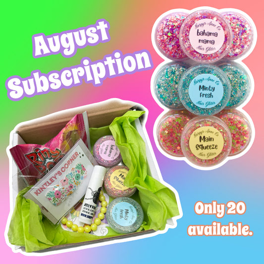 August Hair Glitter Box