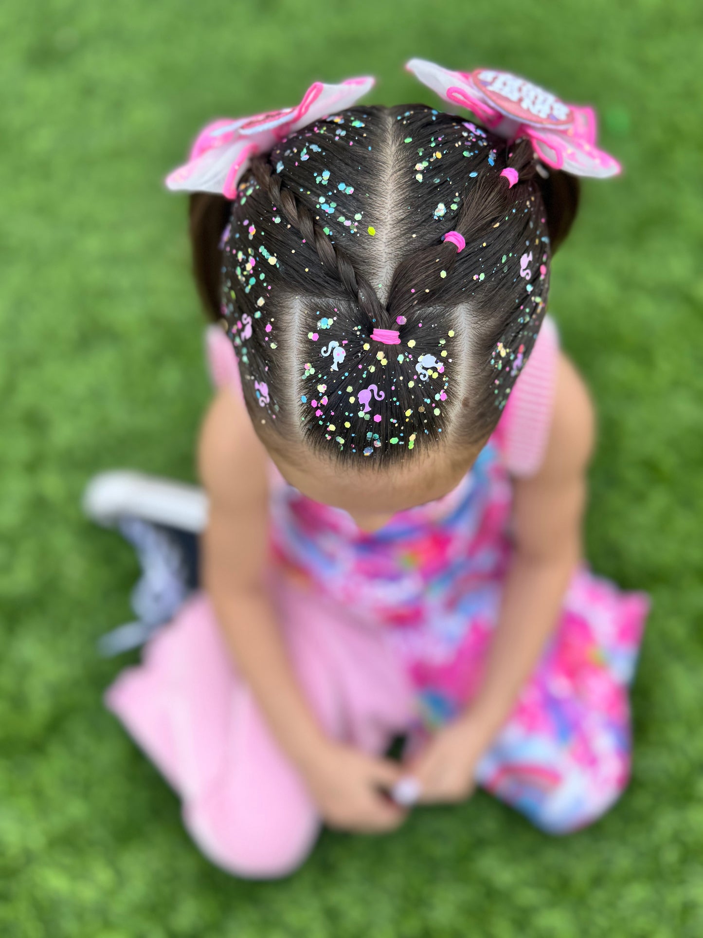 Malibu Barbie Hair Glitter