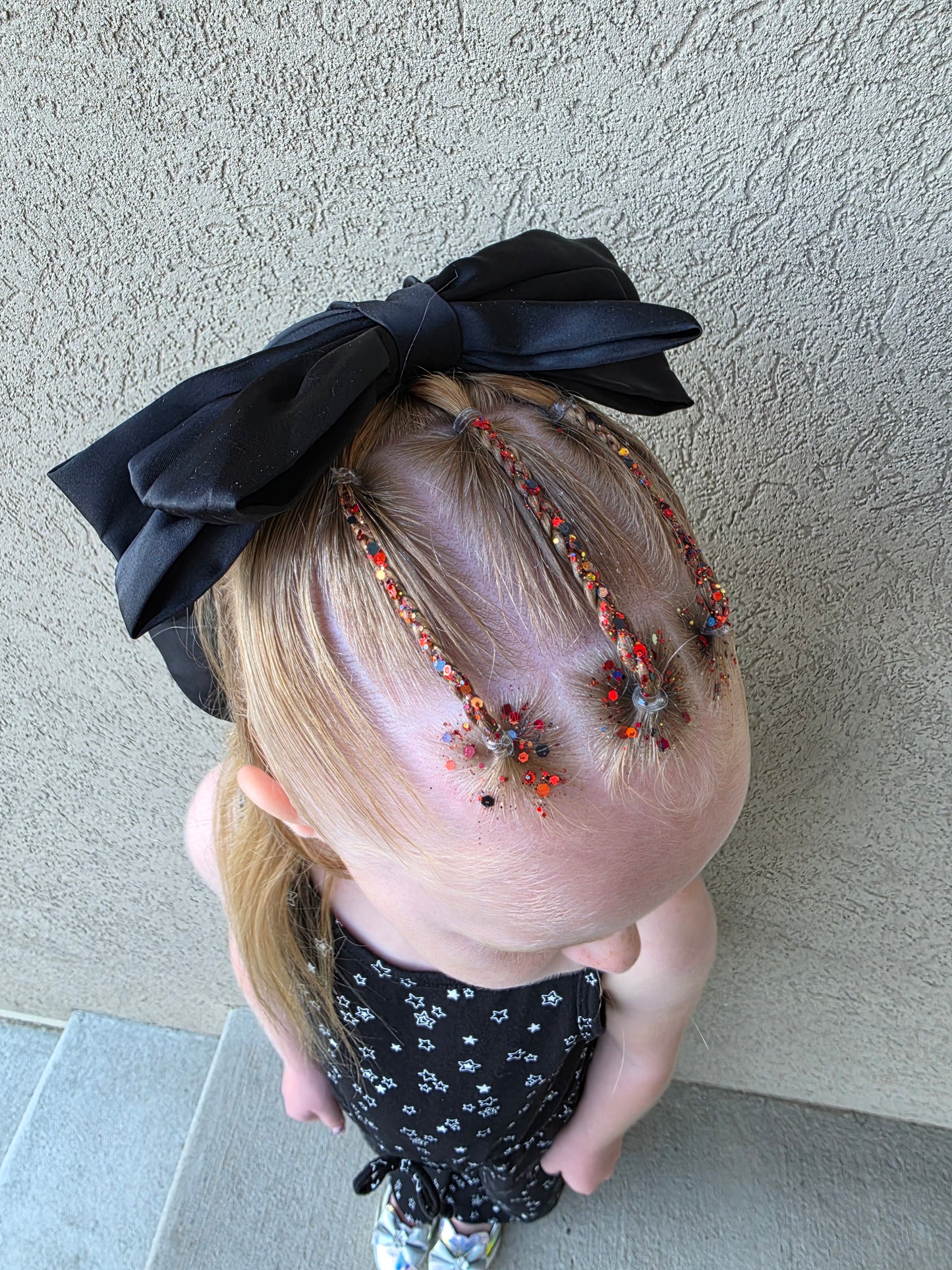 Fall Flannel Hair Glitter Stack