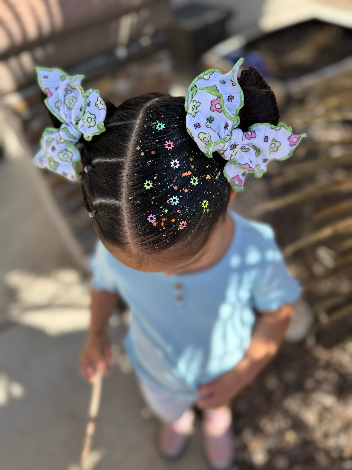 Spring is in Bloom Hair Glitter