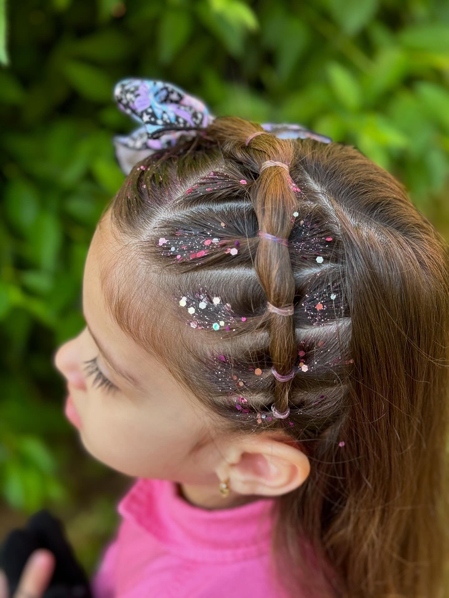 Galaxy Hair Glitter Stack