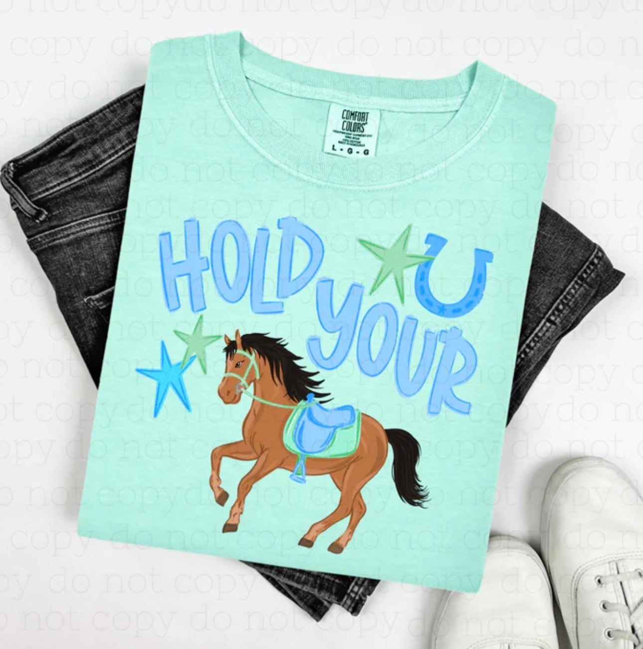 Hold Your Horses Blue Print