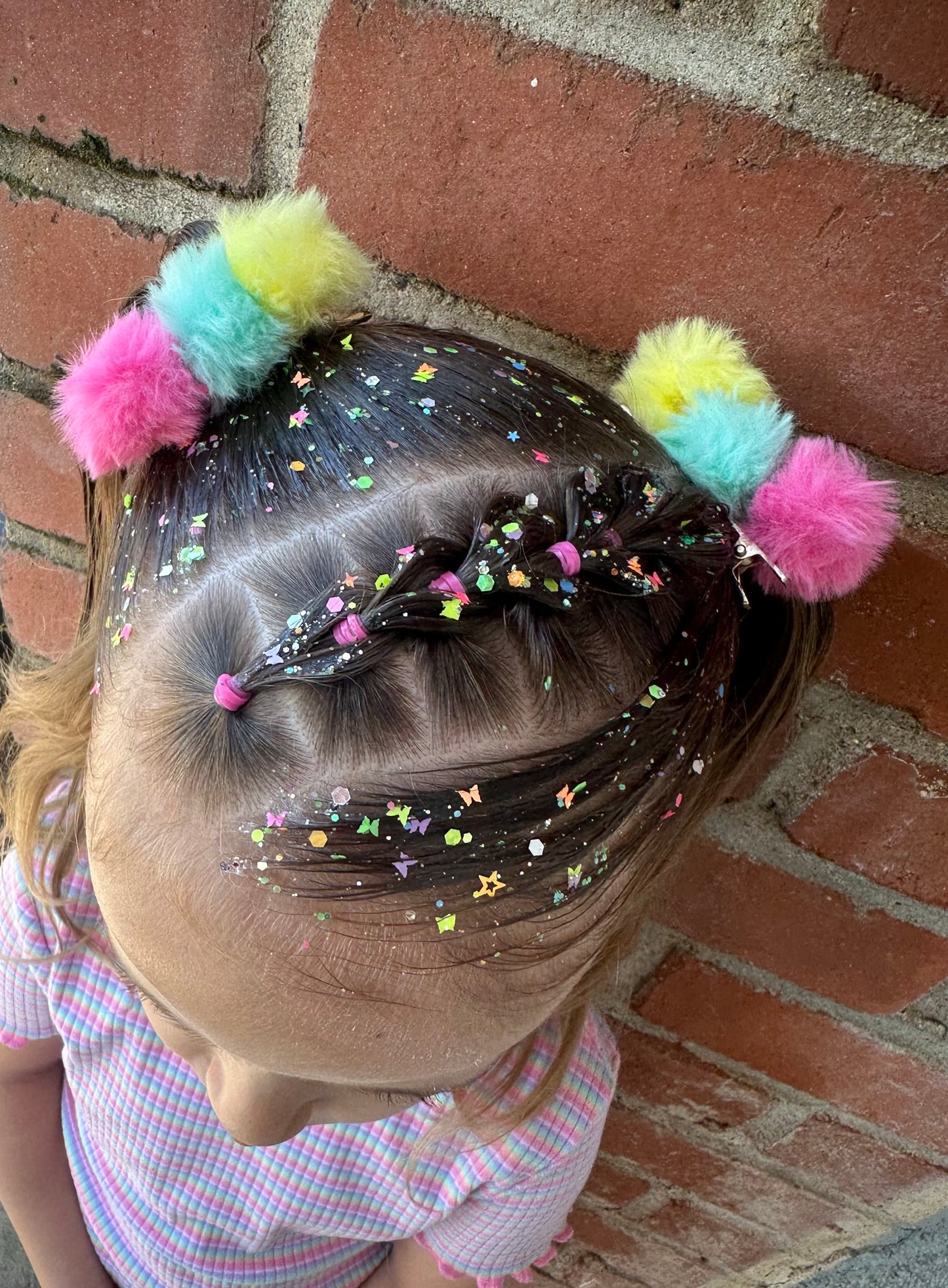 Neon Festival Hair Glitter