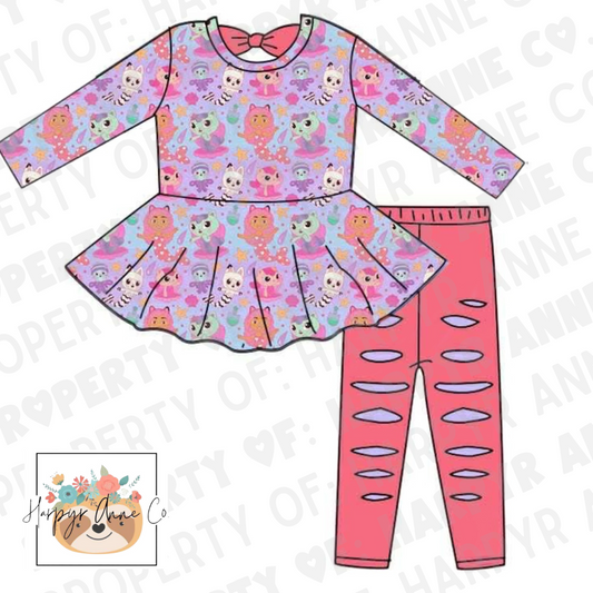 Peplum Set- GABBY