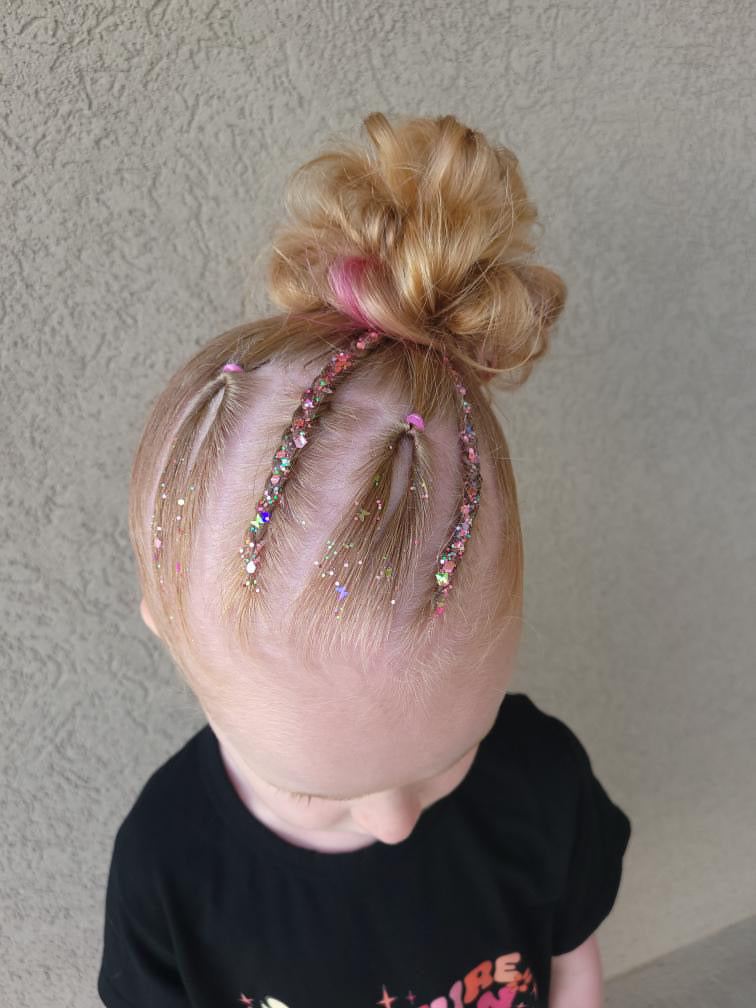 Pink Drink Hair Glitter