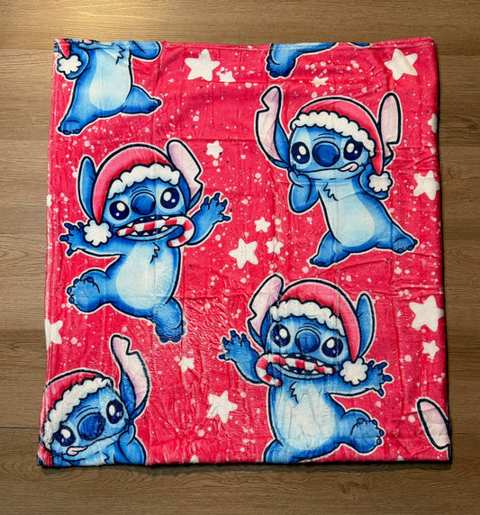 Red Alien Kid Blanket