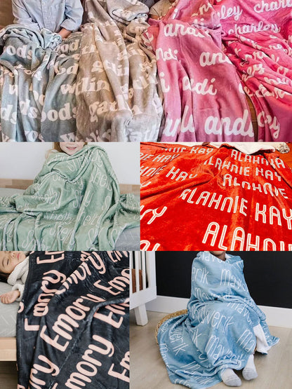 Custom Name Blanket