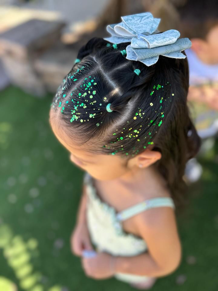 Greenery Hair Glitter