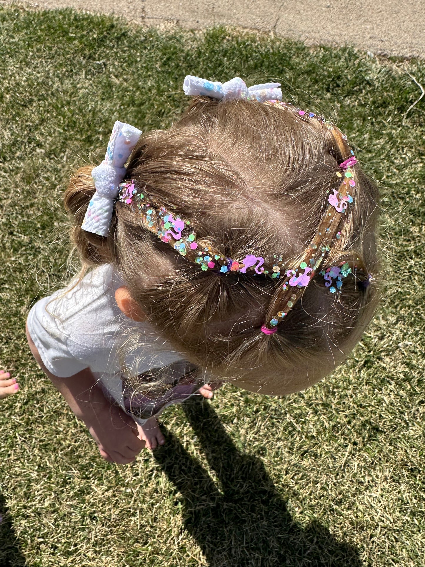 Malibu Barbie Hair Glitter