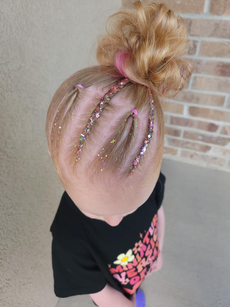 Pink Drink Hair Glitter