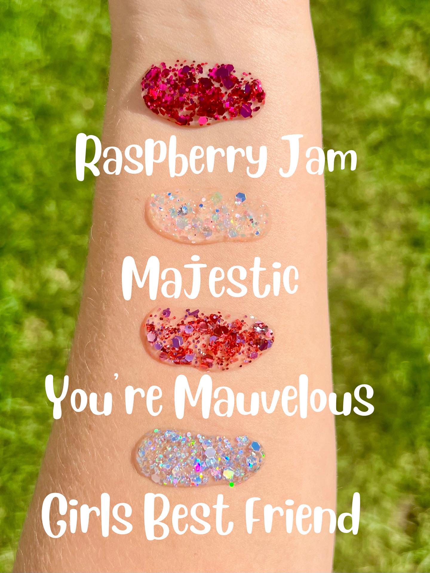 Raspberry Jam Hair Glitter