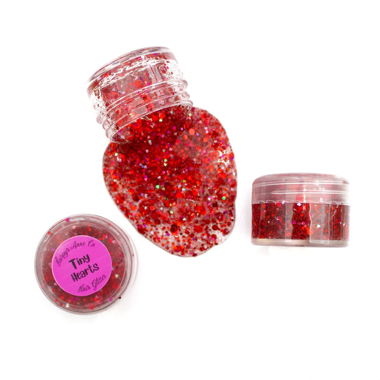 Tiny Hearts Hair Glitter