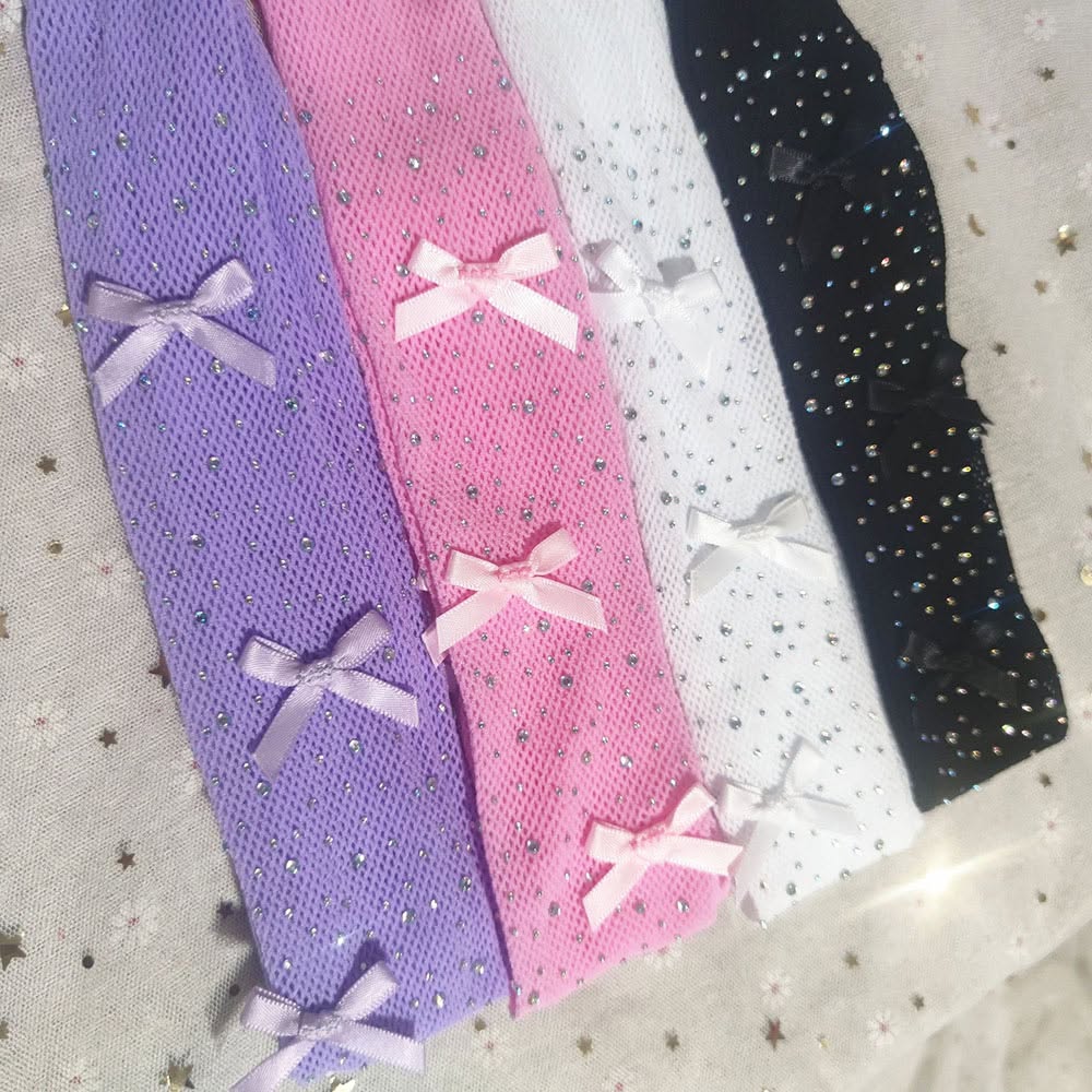 Bow Bling Tights