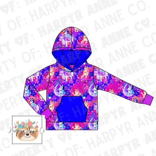 Blue Dog Galaxy Hoodie