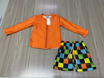 Orange Swim Rashguard