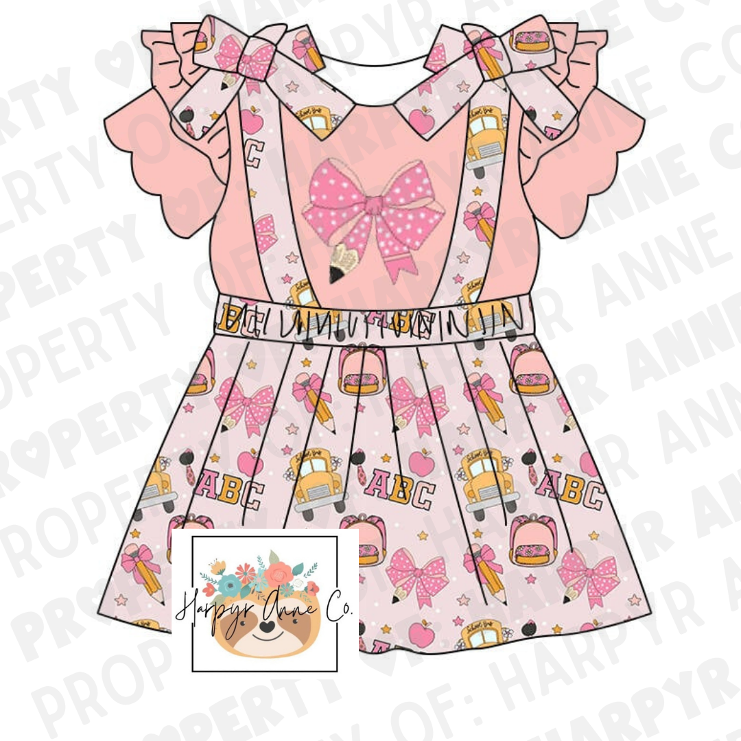 Tie Bow Skirt Set