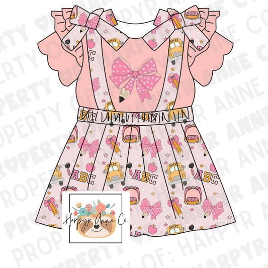 Tie Bow Skirt Set