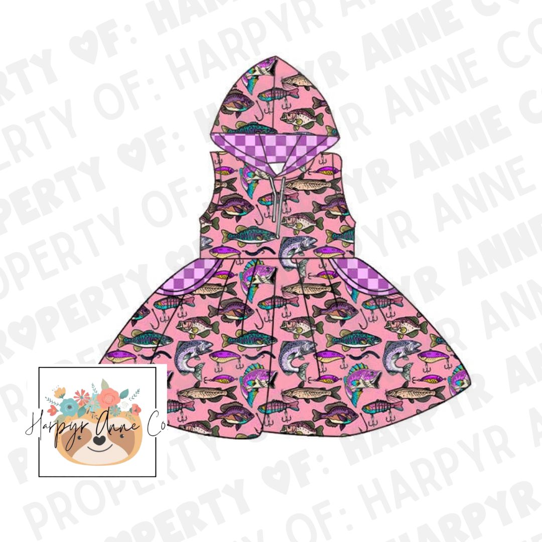 Fish Check Dress