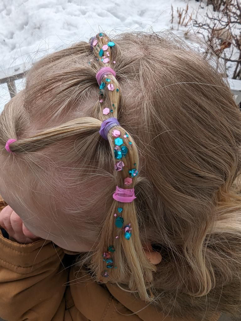 First Dance Hair Glitter