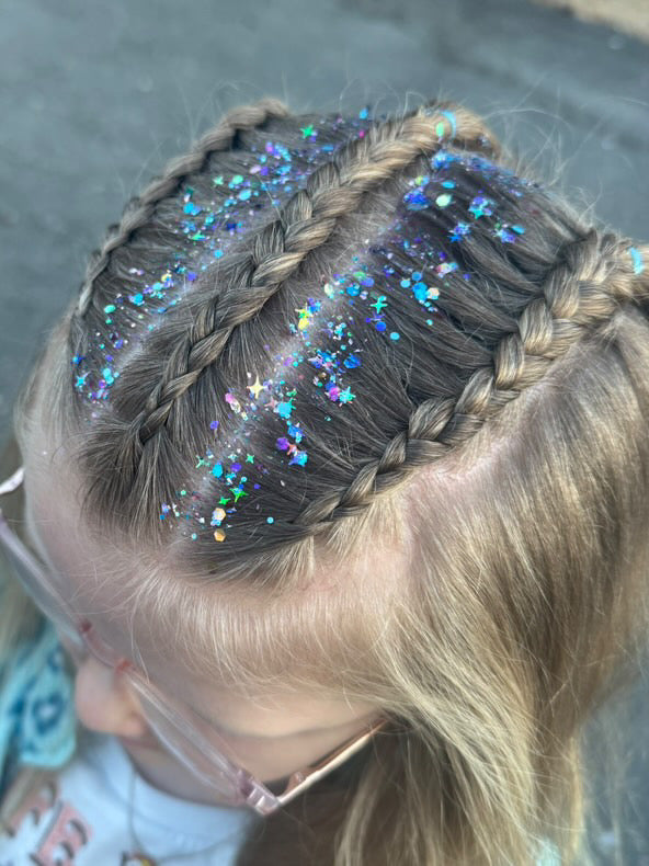 Into the Galaxy hair glitter