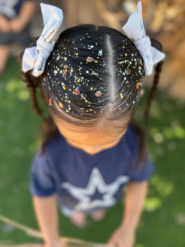 Touchdown! Hair Glitter