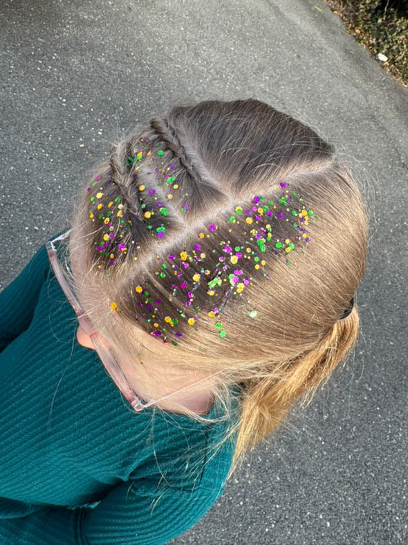 Mardi Party Hair Glitter